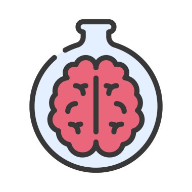 Fizik Web simgesi vektör illüstrasyonu