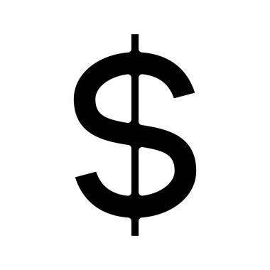 Amerikan Para Birimi Düz Vektör simgesi