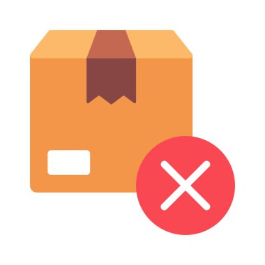 Teslimat kutusu vektör simgesi 