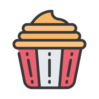 Kek vektör ikonu çizimi 