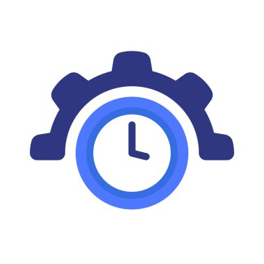 kronometre saat simgesi, düz dizayn