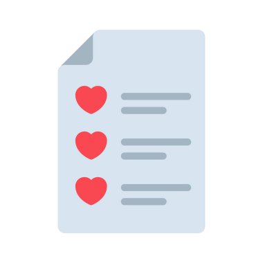 istek listesi web simgesi vektör illüstrasyonu 