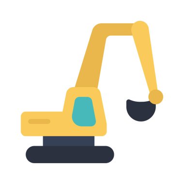 Kazıcı Kazıcı simgesi, vektör illüstrasyonu