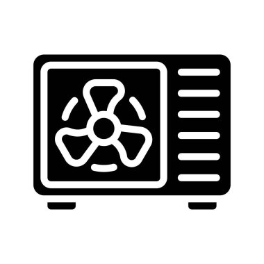 fan simgesi, vektör illüstrasyonu