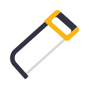 Saw Aracı Web simgesi vektör illüstrasyonu