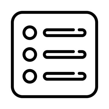 menü web simgesi vektör illüstrasyonu 