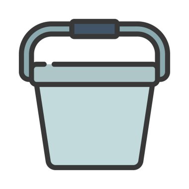 kova ağ ikonu vektör illüstrasyonu 