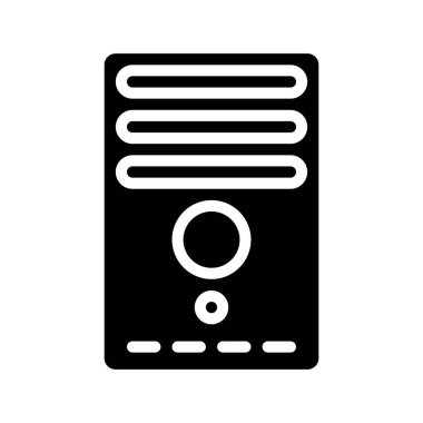 PC Ön simgesi. vektör çizimi tasarımı