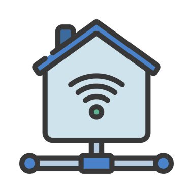 Smart Home icon, vector illustration 