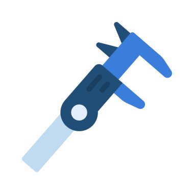 Calliper Ölçüm Ağı ikon vektör çizimi 