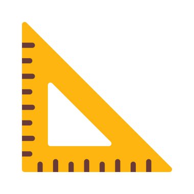 Üçgen Yönetici Web simgesi vektör illüstrasyonu