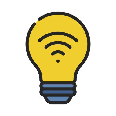 Kablosuz Işıklar vektör illüstrasyon tasarımı