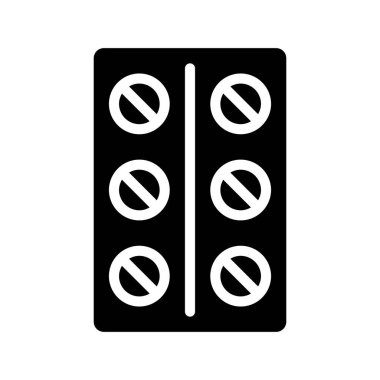 Şeffaf bir arkaplanda hap vektör çizimi. Birinci kalite semboller. Konsept ve grafik tasarımı için vuruş simgesi. 