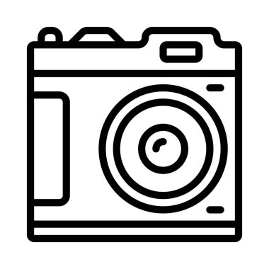 Sinema kamerası ikonu vektör illüstrasyon tasarımı 