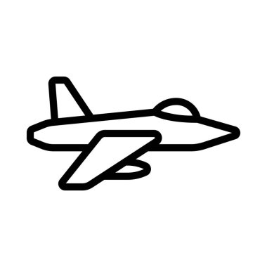 Fighter Jet web icon vector illustration 