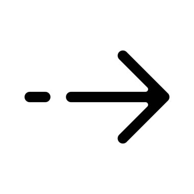  Sağ yön ok ikonu vektör illüstrasyonu 