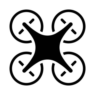 Drone web simge vektör çizim