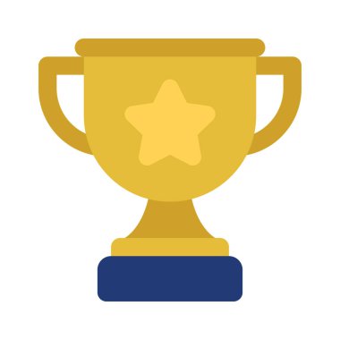 kupa ödülü izole edilmiş ikon vektör illüstrasyon tasarımı