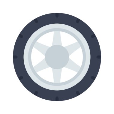 Tekerlek Üstünde Tekerlek web simgesi tasarımı, vektör illüstrasyonu     