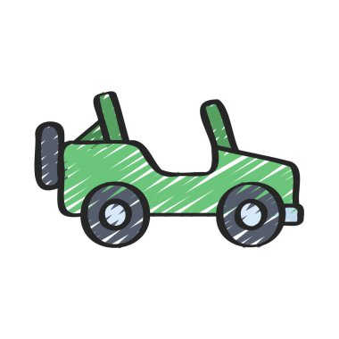 cip simgesi, vektör illüstrasyonu basit tasarım