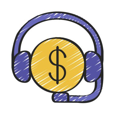 Financial Support icon, vector illustration  