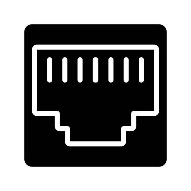 Ethernet Kablo vektör çizimi tasarımı