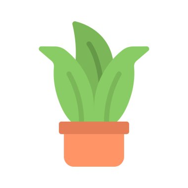 Yılan Bitkisi ağ ikonu vektör çizimi