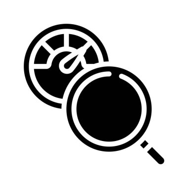 Performans Araştırma simgesi, vektör illüstrasyonu   