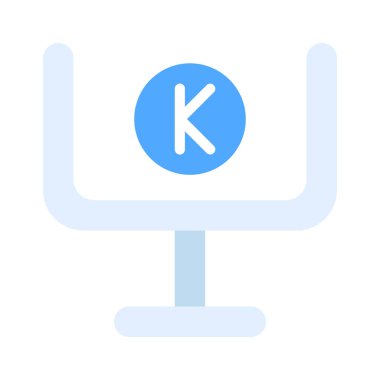 Kanban Post web simgesi tasarımı, vektör illüstrasyonu     