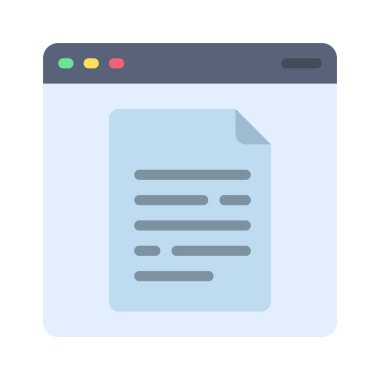 dosya simgesi, vektör illüstrasyonu