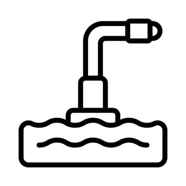 Denizaltı simgesi vektör çizimi