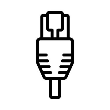 Ethernet Kablo vektör çizimi tasarımı