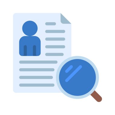 İşe alım web simgesi vektör illüstrasyonuName