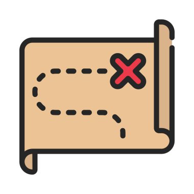 harita web simgesi vektör illüstrasyonu                           