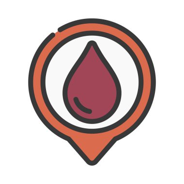 Kan bağışı kutsal kişilerin resmi, vektör çizim