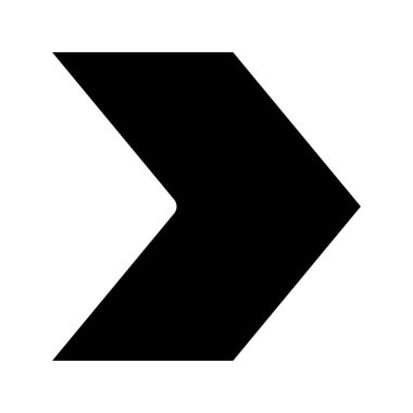  Sağ yön ok ikonu vektör illüstrasyonu 