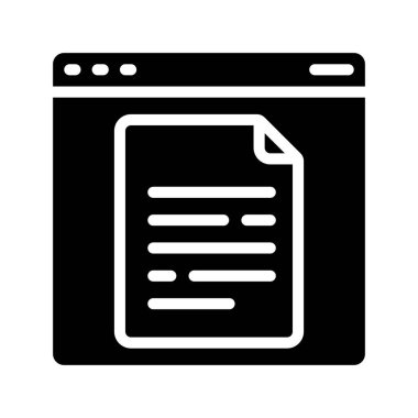 dosya simgesi, vektör illüstrasyonu