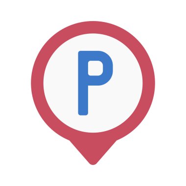 Parking web icon vector illustration