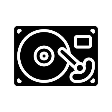 SSD simge vektör illüstrasyon tasarımı