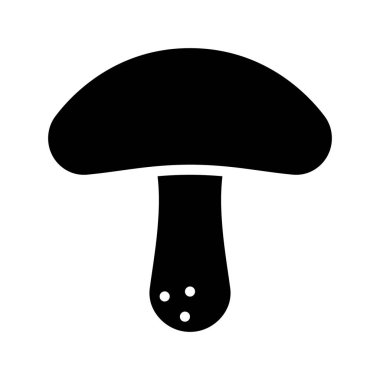 Beyaz arkaplanda mantarın vektör çizimi