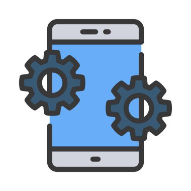 MDM simge vektör illüstrasyon tasarımı