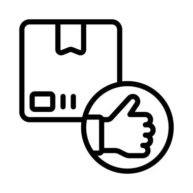 Onaylanmış Ürün simgesi, vektör illüstrasyonu basit tasarım