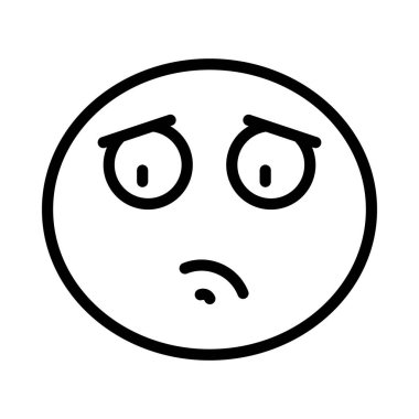 Beyaz arkaplanda duygu simgeleri izole edildi