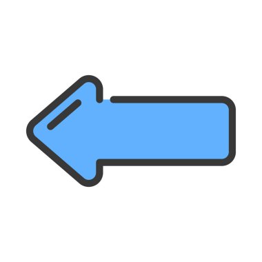 Shipment Arrow web simgesi vektör çizimi