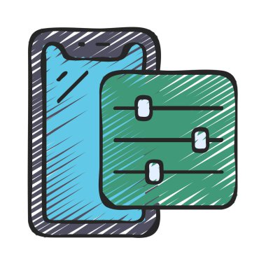 Web simgesi vektör illüstrasyonunu denetler 