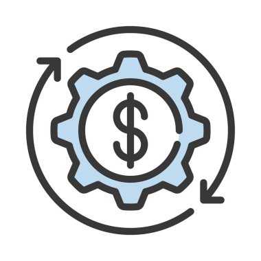 Değer simgesi vektör illüstrasyon tasarımı