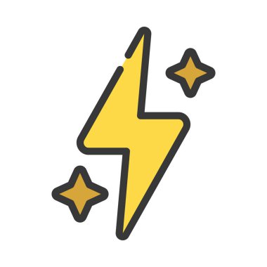 Temiz Enerji Ağı simgesi, vektör illüstrasyonu                     