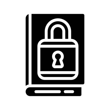 Özel Kitap simgesi, vektör illüstrasyonu