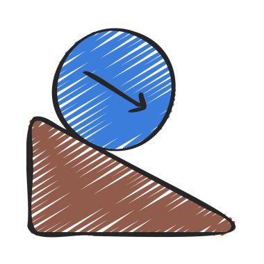 Rolling Force simge vektör çizimi tasarımı