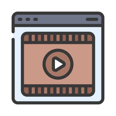 vektör çokluortam ve görüntü simgesi